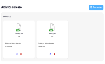 Gestión de documentos en Griffex